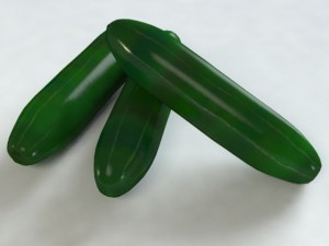 cucumber 3D Модель