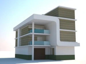 здание 3D Модель