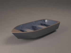 plastic boat 3Dモデル