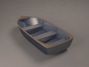 plastic boat 3Dモデル
