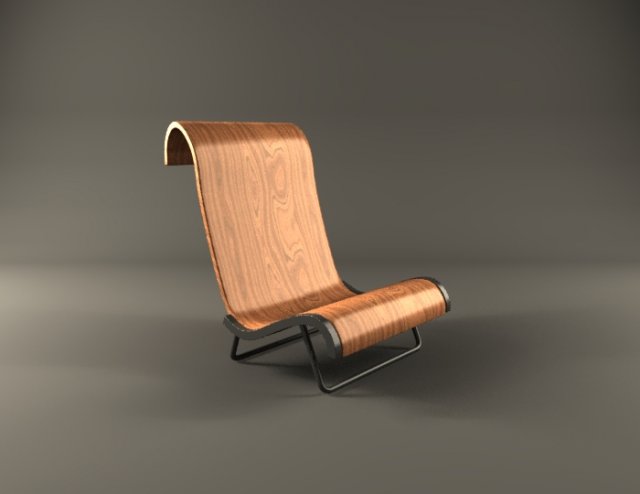 chair 3D Model .c4d .max .obj .3ds .fbx .stl .blend 
