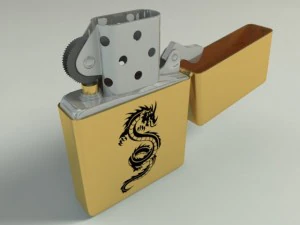 isqueiro zippo Modelo 3D