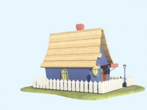 cartoon house 3D Model