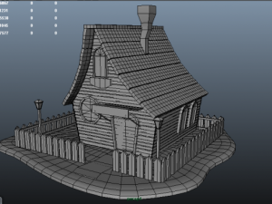 cartoon house 3D Model