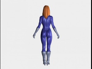 stasis girl 3D Model