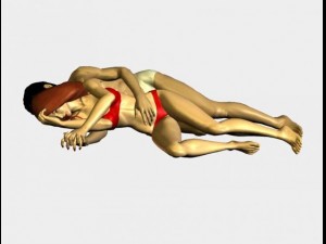 spooning couple 3D Модель
