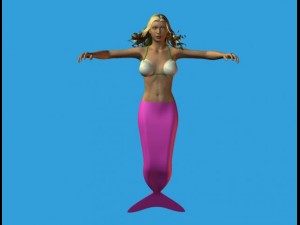 mermaid 1 3D Модель