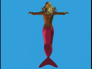 mermaid 1 3D Model