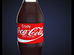 coca cola bottle 3D Модель