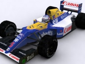 williams renault fw14b 3D Модель