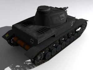 panzer iv ausf d 3D Model