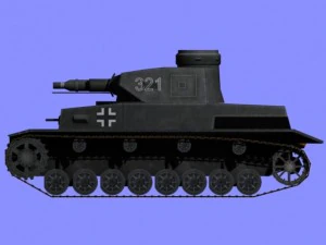 panzer iv ausf d 3D Model