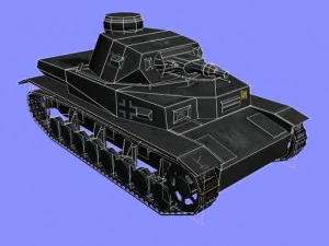 panzer iv ausf d 3D Model