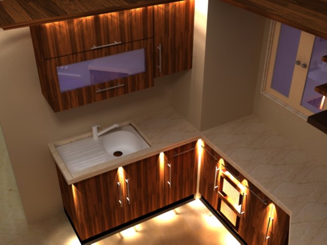 kitchen Modello 3D .c4d .max .obj .3ds .fbx .stl .blend