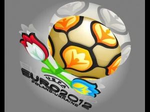 logo euro 2012 3D Model
