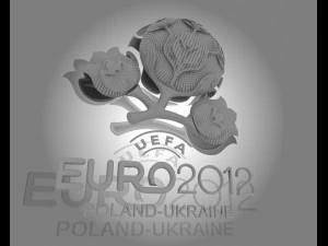 logo euro 2012 3D Model