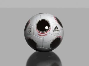 pallone da calcio euro 2008 europass Modello 3D