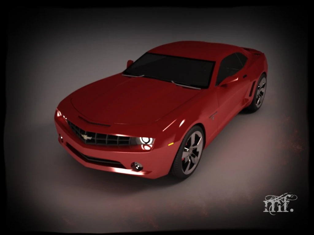 chevrolet camaro 3D Model .c4d .max .obj .3ds .fbx .stl .blend 