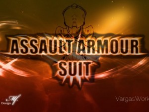 assault armour suit Modello 3D