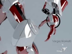 assault armour suit 3D 모델