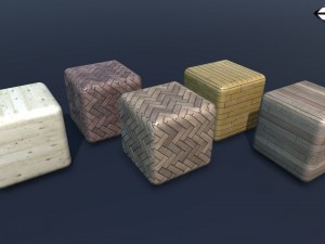 pbr wood floor material pack CG 纹理