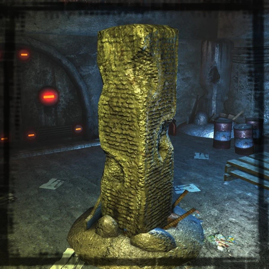 game ready destroyed column 3D Model .c4d .max .obj .3ds .fbx .stl .blend