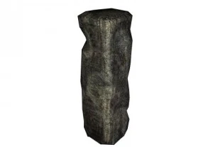 game ready destroyed column 3D Model
