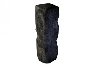 game ready destroyed column 3D Model