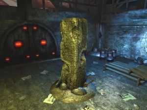 game ready destroyed column 3D 模型