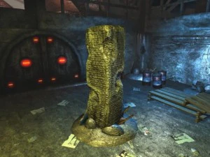 game ready destroyed column 3D Model
