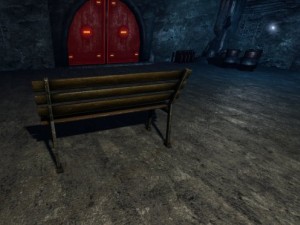 low poly bench 3D Model