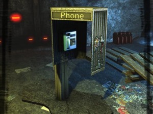 low poly call box Model 3D
