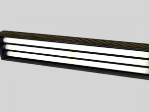 low poly sci fi lamp 3D 模型