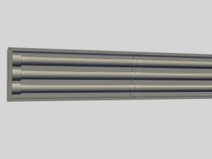 low poly sci fi lamp 3D 模型