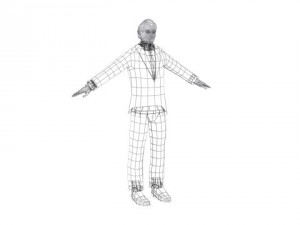 man in suit 3D मॉडल