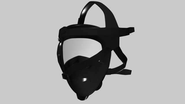gas mask Model 3D .c4d .max .obj .3ds .fbx .stl .blend 