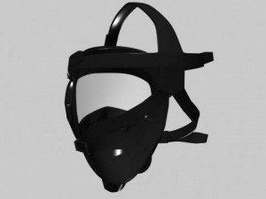 gas mask Model 3D