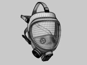 gas mask Model 3D