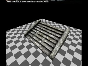 stone staircase 3D Model
