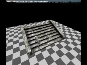 stone staircase 3D Model