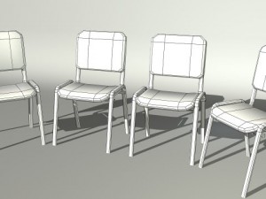game ready chair Modèle 3D