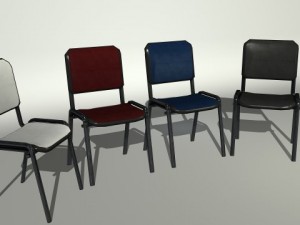 game ready chair Modèle 3D