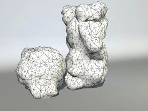 roccia Modello 3D