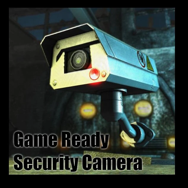 security camera 3D Model .c4d .max .obj .3ds .fbx .stl .blend 