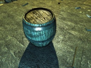 wooden barrel 3D 模型