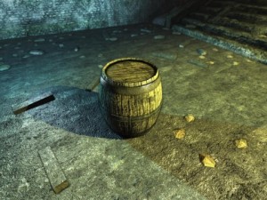 wooden barrel 3D 模型