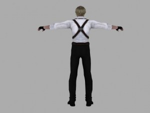 a man in a shirt 3D Модель