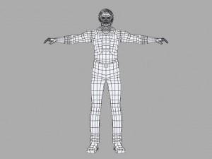 a man in a shirt 3D Модель