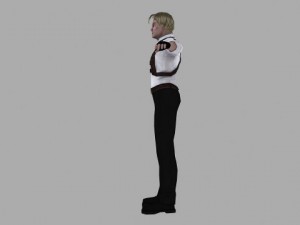 a man in a shirt 3D Модель