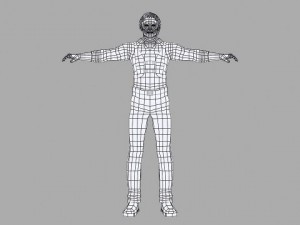 a man in a shirt 3D Модель